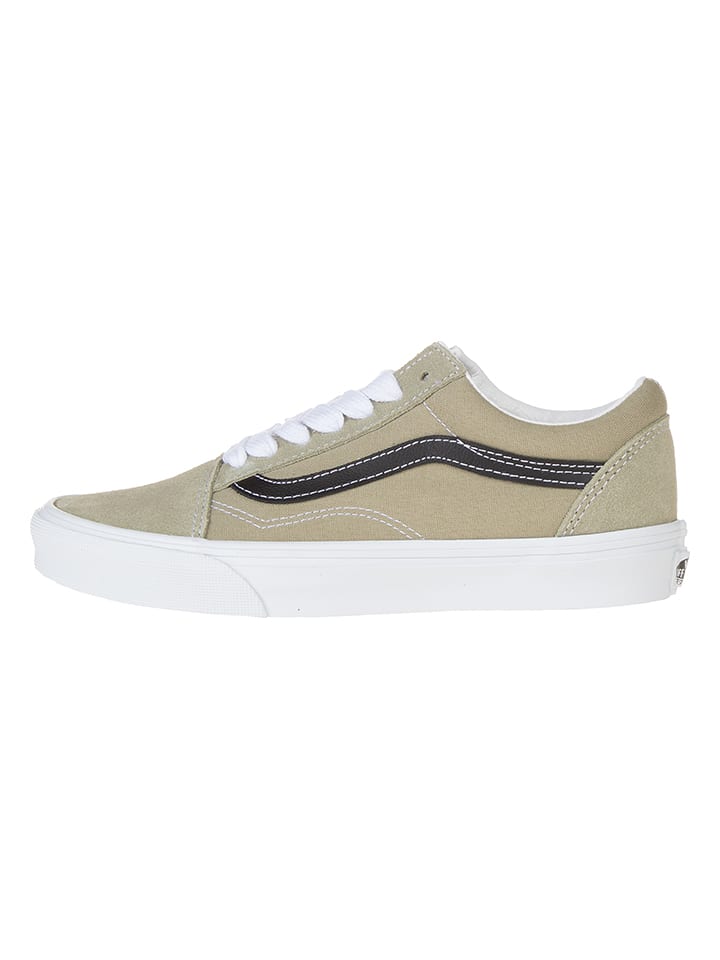 Vans Skórzane sneakersy w kolorze khaki rozmiar: 36,5