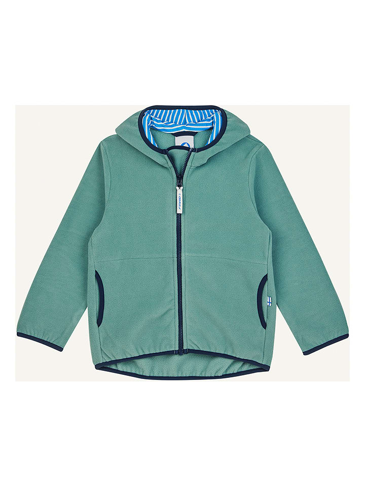 finkid Bluza polarowa "Paukku" w kolorze zielonym rozmiar: 90/100