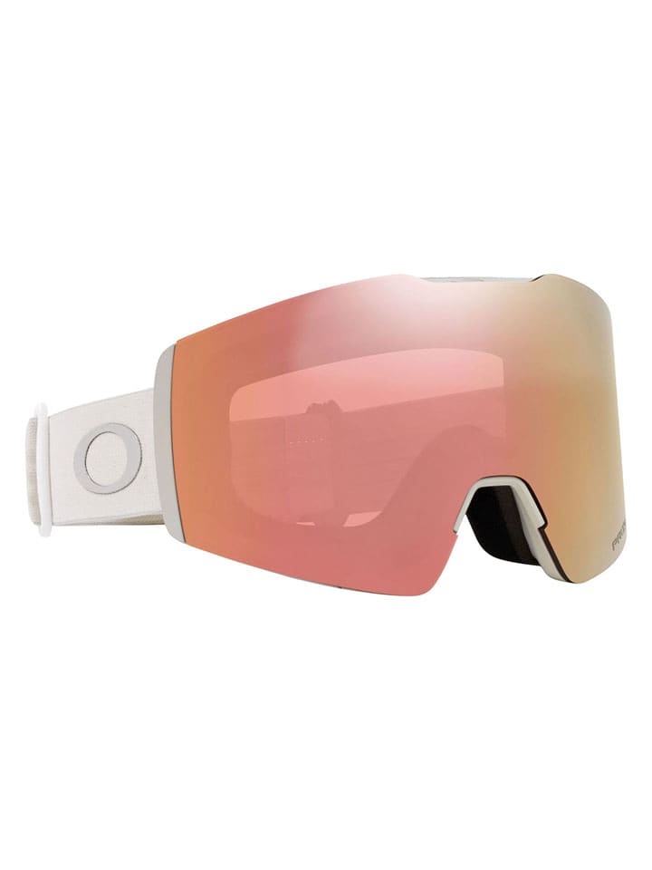 Oakley Gogle narciarskie "Fall Line" w kolorze biało-jasnoróżowym rozmiar: M