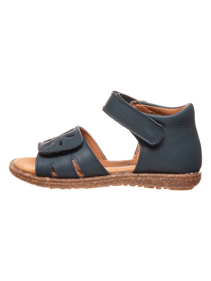 kmins Skórzane sandały w kolorze granatowym rozmiar: 32