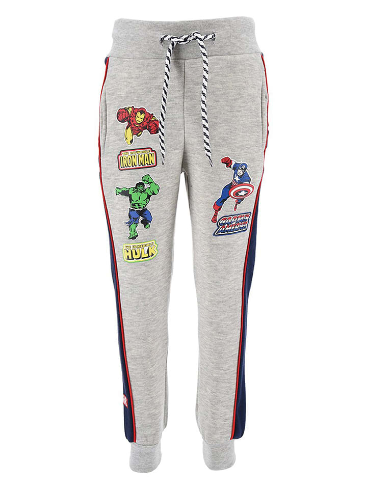 Avengers Spodnie dresowe "Avengers" w kolorze szarym rozmiar: 104