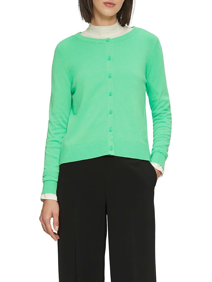 S.OLIVER RED LABEL Kardigan w kolorze zielonym rozmiar: 34