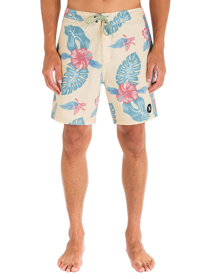 Hurley Szorty kąpielowe w kolorze kremowo-błękitno-jasnoróżowym rozmiar: 38