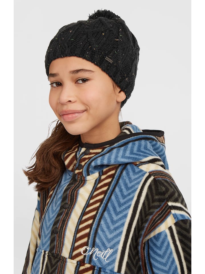 O'Neill Czapka beanie "Nora" w kolorze czarnym ze wzorem rozmiar: onesize