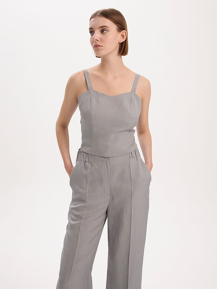 BGN Top w kolorze szarym rozmiar: 38