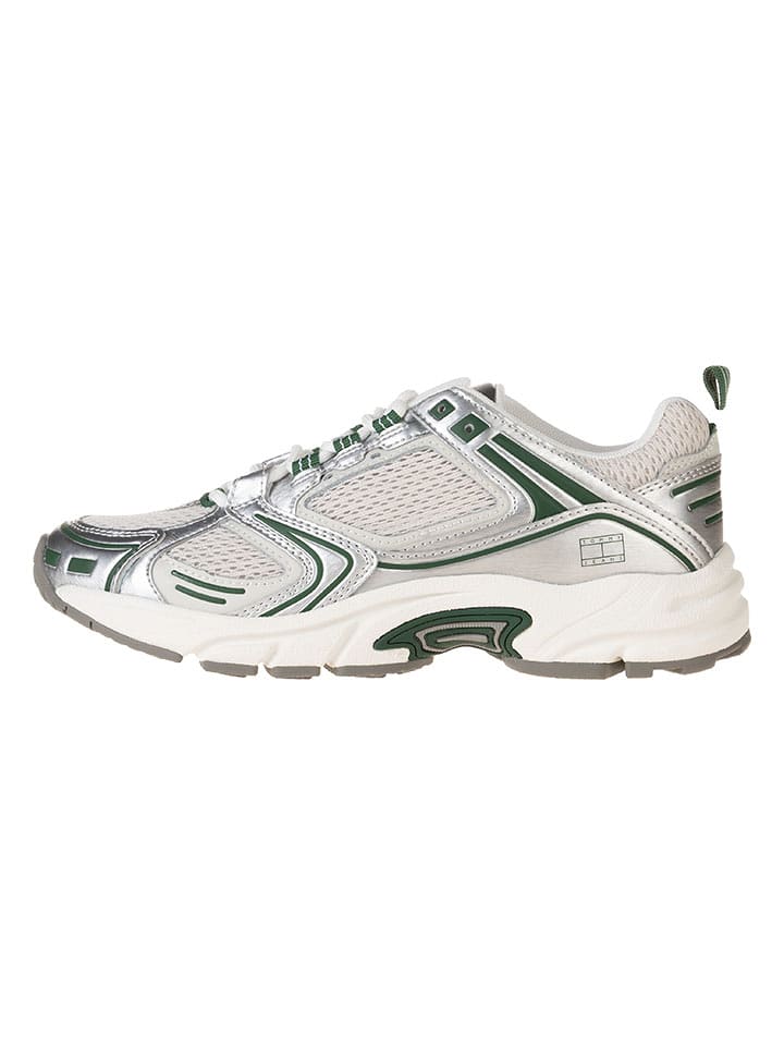 Tommy Hilfiger Shoes Sneakersy "ARCHIVE'97" w kolorze srebrno-zielonym rozmiar: 38