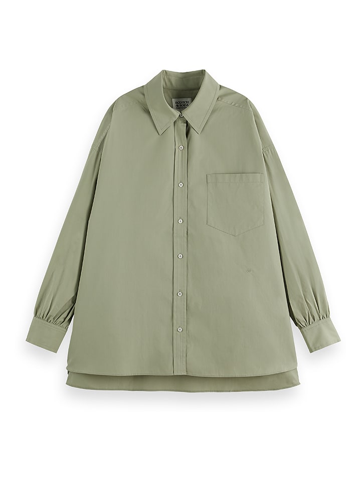 Scotch & Soda Koszula w kolorze oliwkowym rozmiar: 42