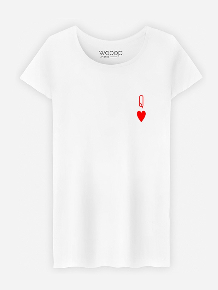 WOOOP Koszulka "Queen" w kolorze białym rozmiar: XXL