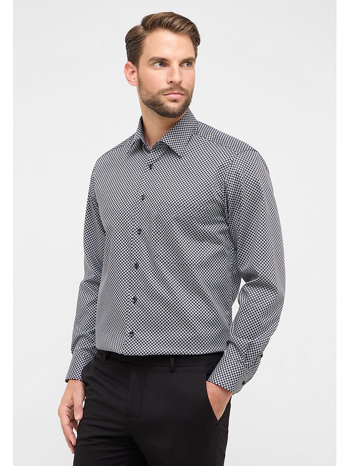 Eterna Koszula - Comfort fit - w kolorze antracytowym rozmiar: 46