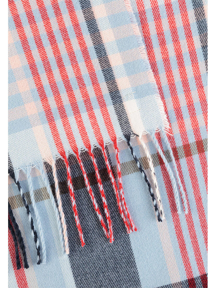 Camel Active Szal w kolorze czerwono-biało-błękitnym rozmiar: onesize