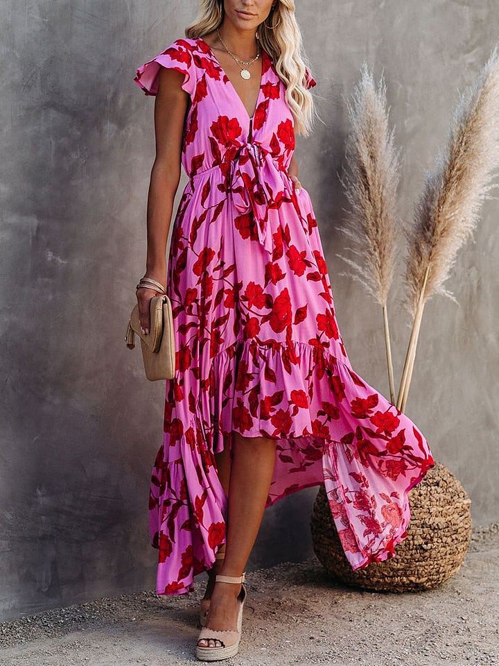 Milan Kiss Sukienka w kolorze różowo-czerwonym rozmiar: XL