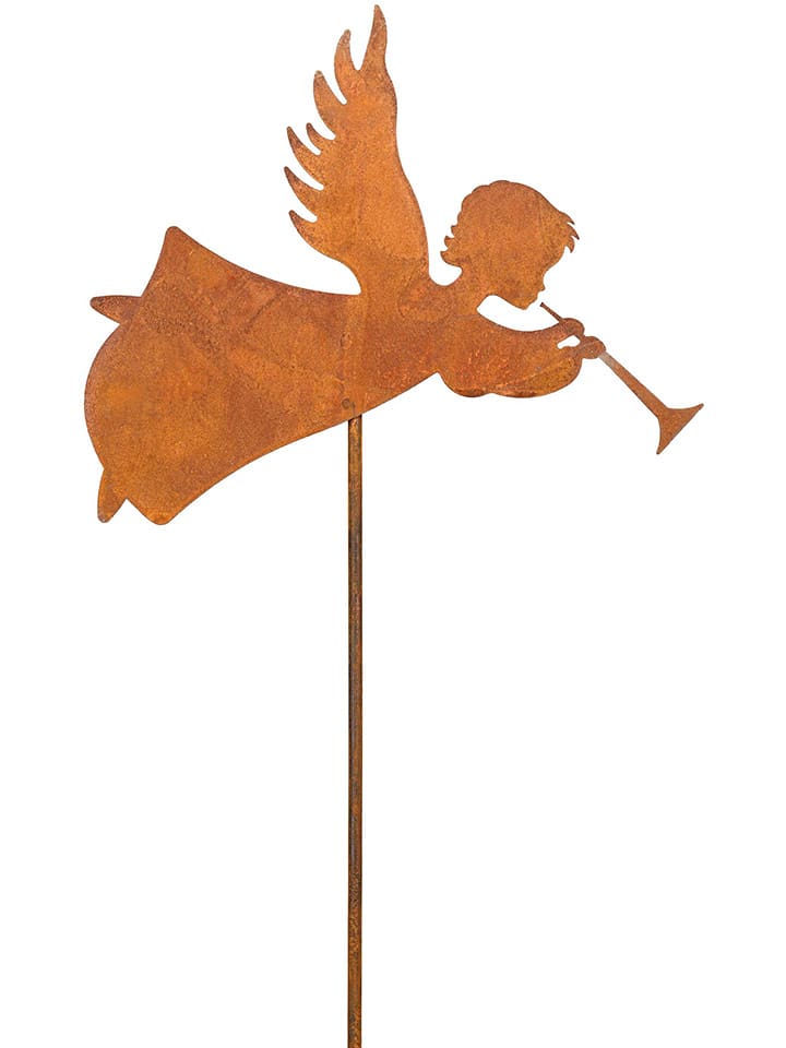 POSIWIO Dekoracja ogrodowa "Angel" w kolorze jasnobrązowym - 33 x 94 cm rozmiar: onesize