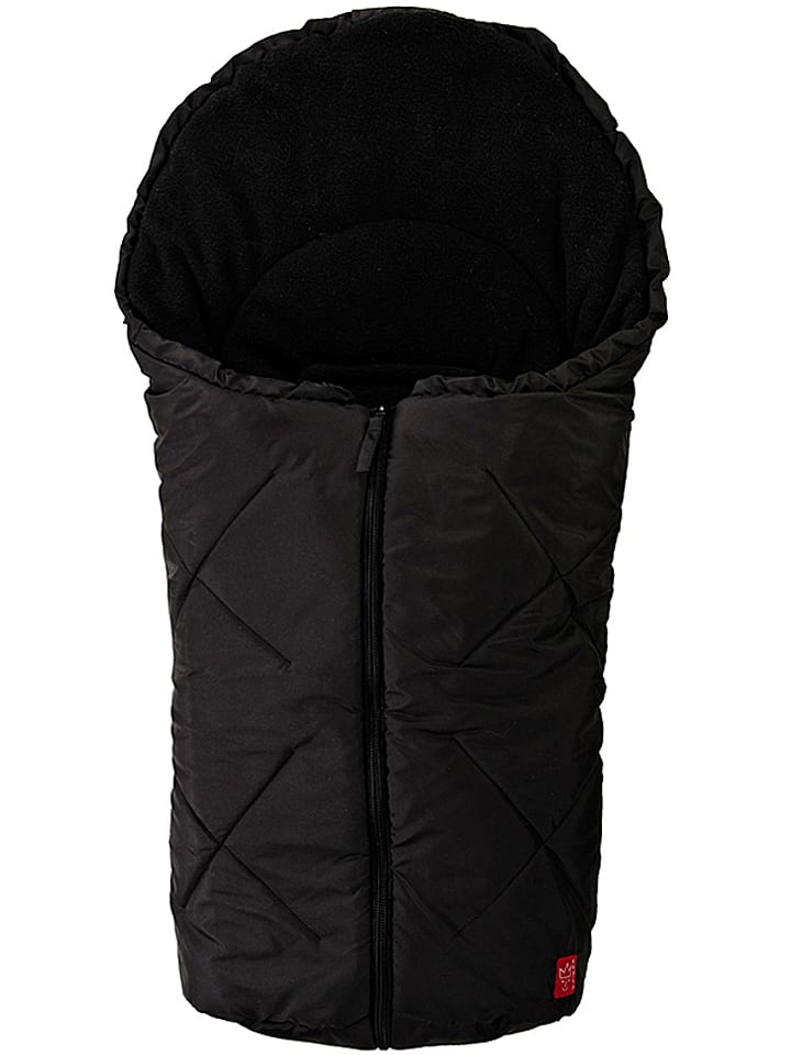 Kaiser Naturfellprodukte Śpiworek "Fleece" w kolorze czarnym - 80 x 40 cm rozmiar: onesize