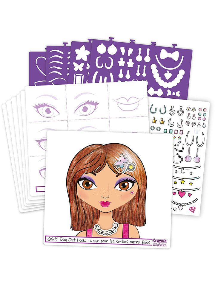 Crayola Kolorowanka z naklejkami "Make-up" - 8+ rozmiar: onesize
