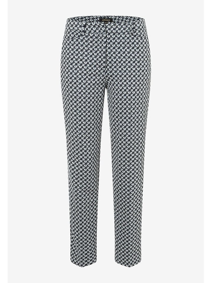 More & More Spodnie w kolorze czarno-białym rozmiar: onesize