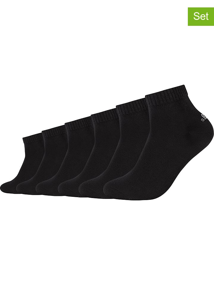 s.Oliver Skarpety (6 par) w kolorze czarnym rozmiar: 35-38