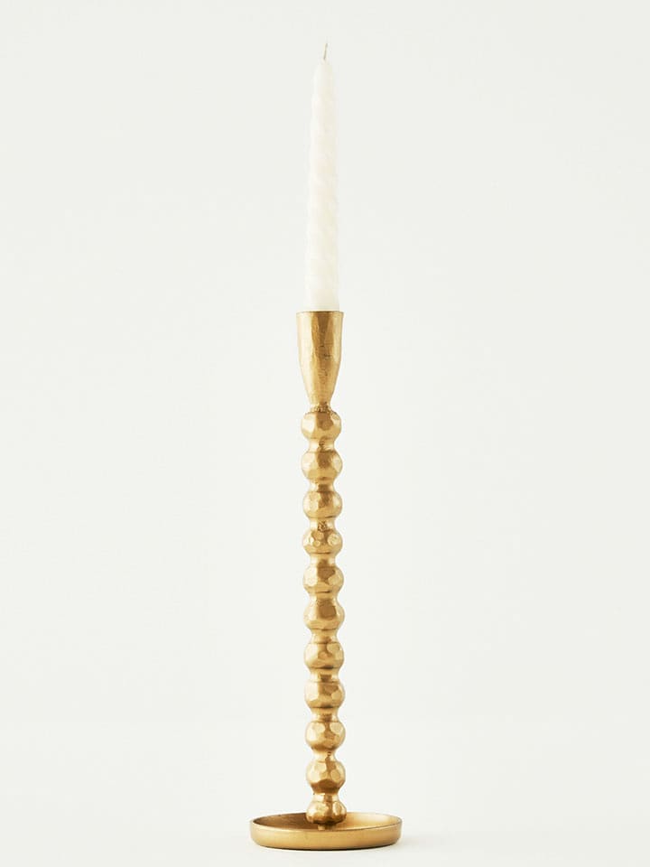 BELLA MAISON Świecznik "Sofya" w kolorze złotym - wys. 33 x Ø 9 cm rozmiar: onesize