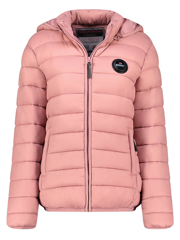 Geographical Norway Kurtka pikowana w kolorze jasnoróżowym rozmiar: XXL