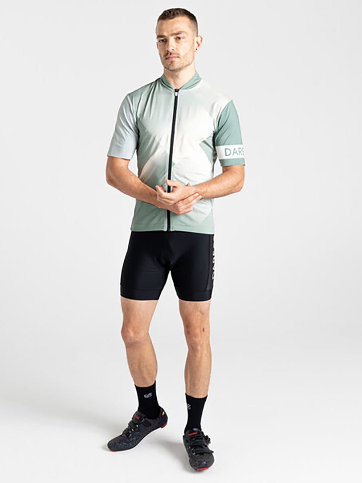 Dare 2b Koszulka kolarska "Pedal II" w kolorze zielono-białym rozmiar: L