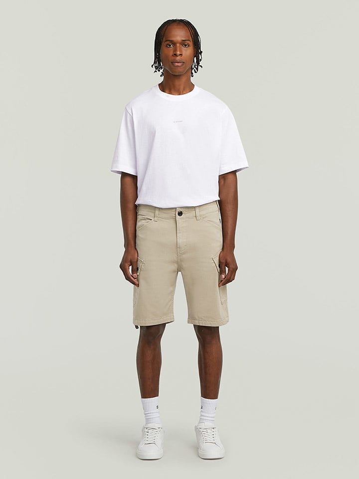 G-Star Szorty w kolorze beżowym rozmiar: W31