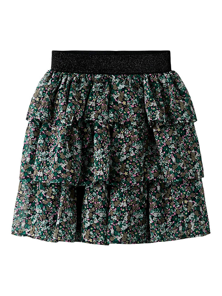 name it Spódnica w kolorze czarno-zielonym rozmiar: 158