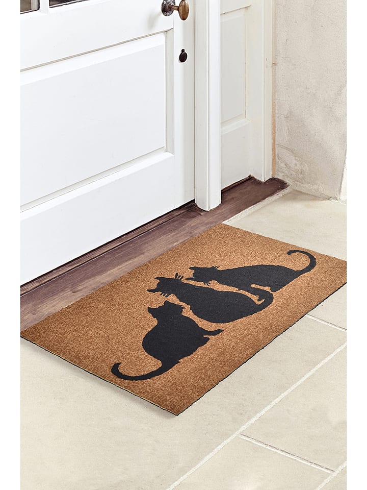 ABERTO DESIGN Wycieraczka "Kediler" w kolorze brązowym rozmiar: 40x60 cm