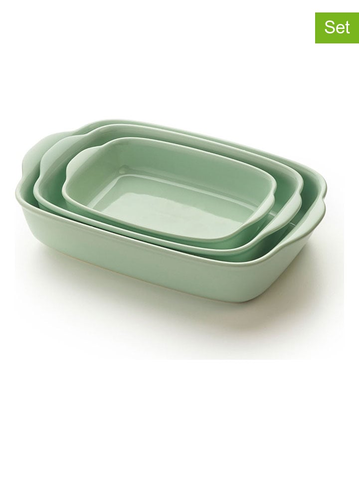 Brandt Formy (3 szt.) w kolorze zielonym do zapiekania rozmiar: onesize