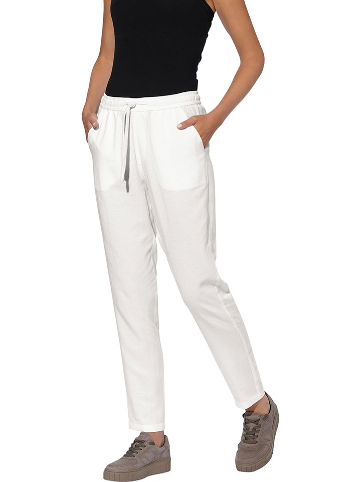 Heine Spodnie w kolorze białym rozmiar: 38