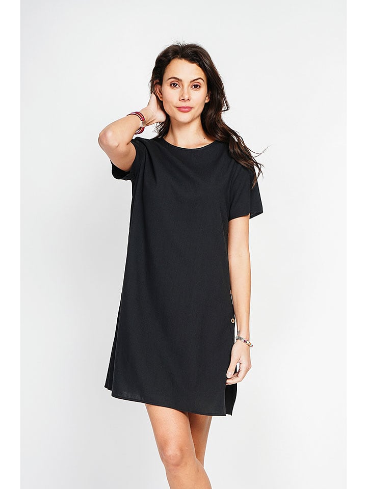 Le Jardin du Lin Sukienka w kolorze czarnym rozmiar: 36