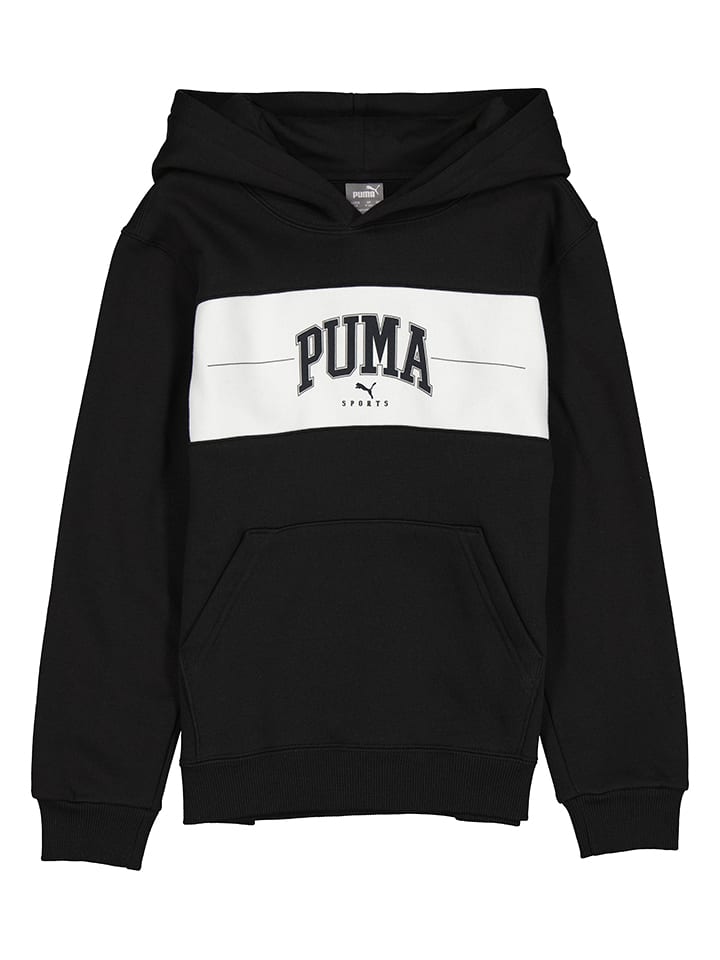 Puma Bluza "Puma Squad" w kolorze czarno-białym rozmiar: 116