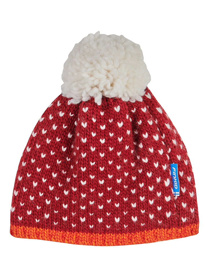 finkid Czapka "Pekoni" w kolorze czerwonym rozmiar: 48-50 cm