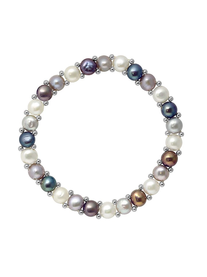 Mitzuko Bransoletka z perłami w różnych kolorach rozmiar: onesize