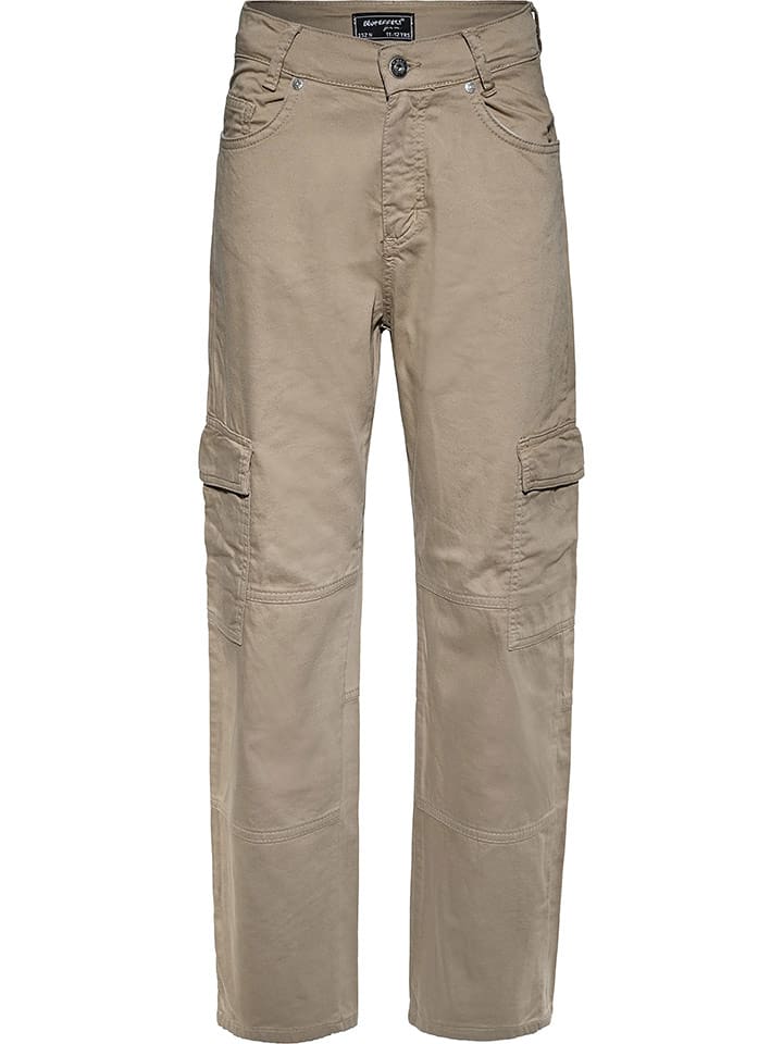 Blue Effect Bojówki w kolorze beżowym rozmiar: 140