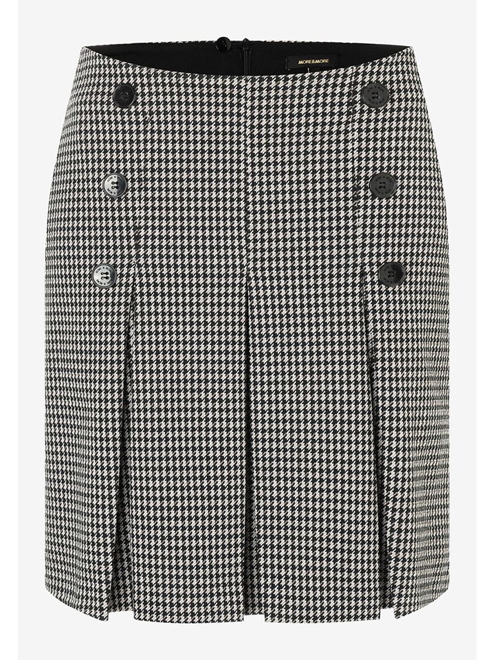 More & More Spódnica w kolorze czarno-białym rozmiar: 46