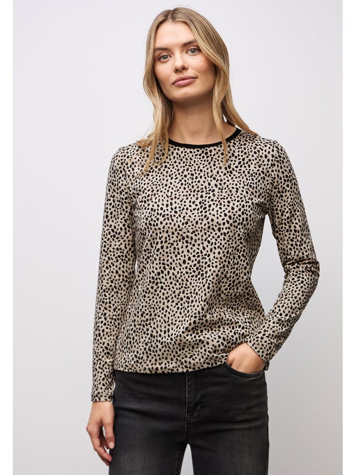 Street One Koszulka w kolorze beżowym rozmiar: 38