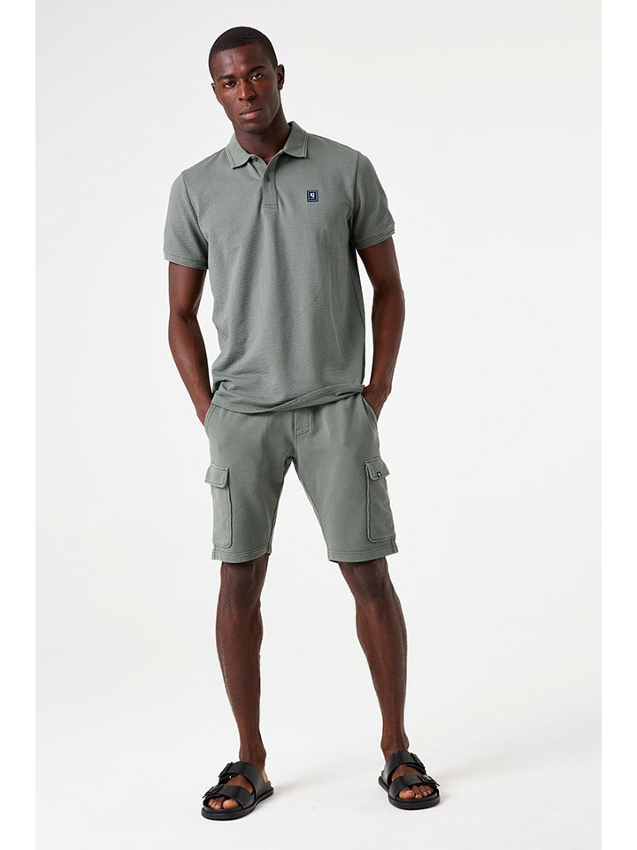 Garcia Koszulka polo w kolorze zielonym rozmiar: XXL