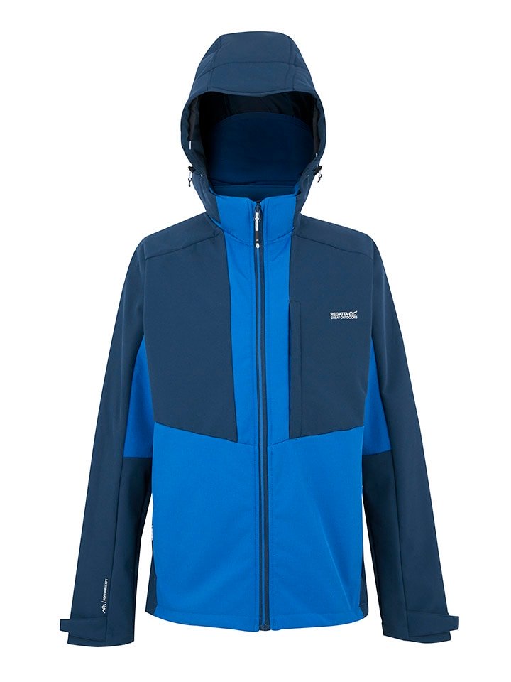 Regatta Kurtka softshellowa "Hewitts" w kolorze niebieskim rozmiar: 3XL