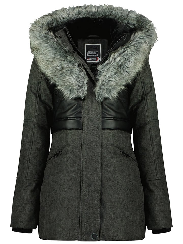 Geographical Norway Parka "Bunky" w kolorze czarnym rozmiar: XXL