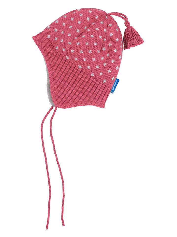 finkid Czapka "Tilkka" w kolorze różowym rozmiar: 52 cm