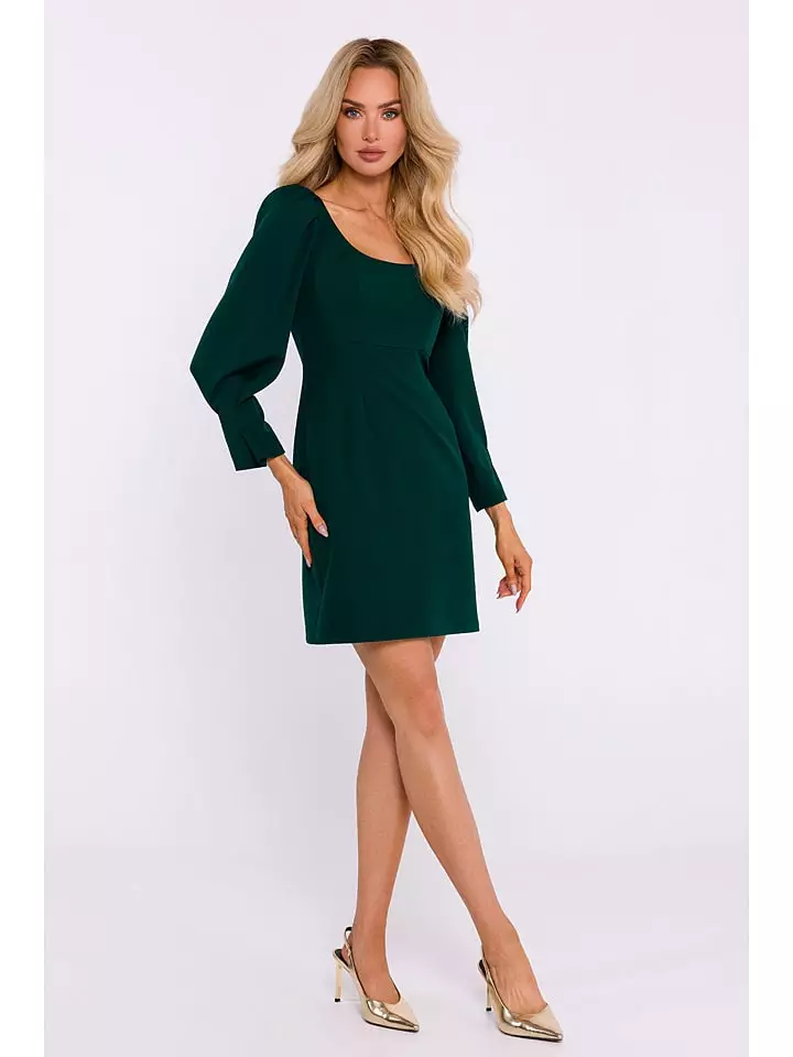 made of emotion Sukienka w kolorze ciemnozielonym rozmiar: XL