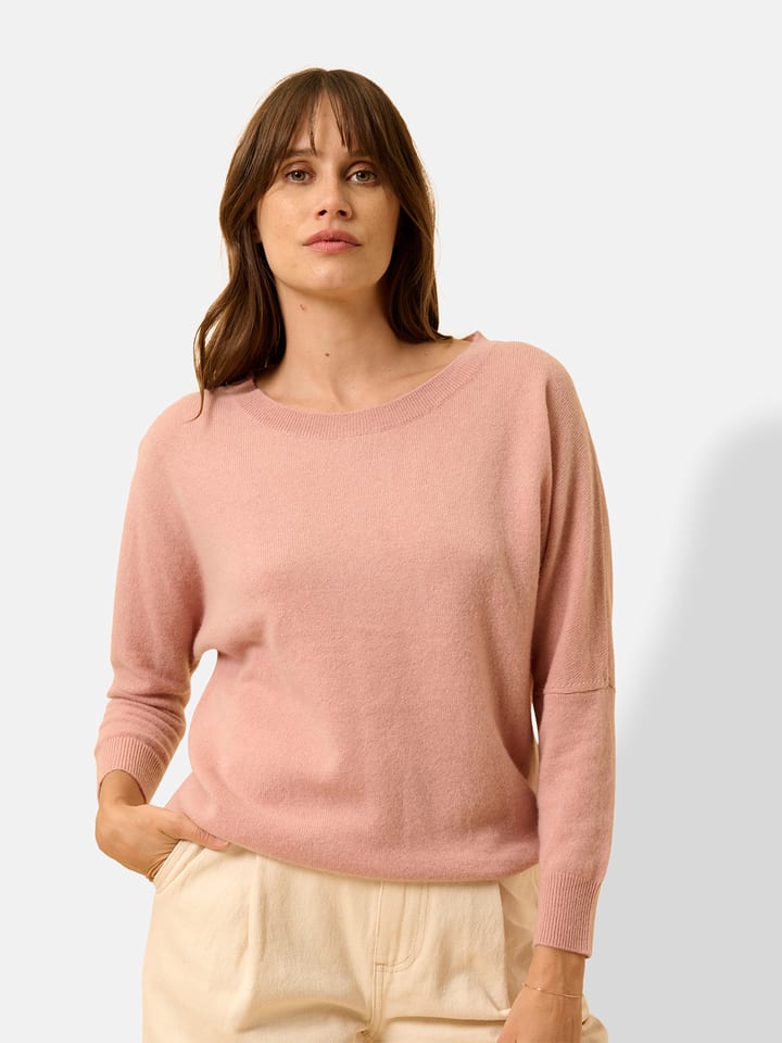 Just Cashmere Kaszmirowy sweter "Rebecca" w kolorze łososiowym rozmiar: XL