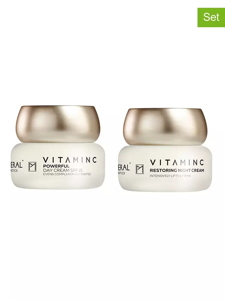 PURE MINERAL 2-częściowy zestaw "Vitamin C - Day & Night Cream" - 2 x 50 ml rozmiar: onesize