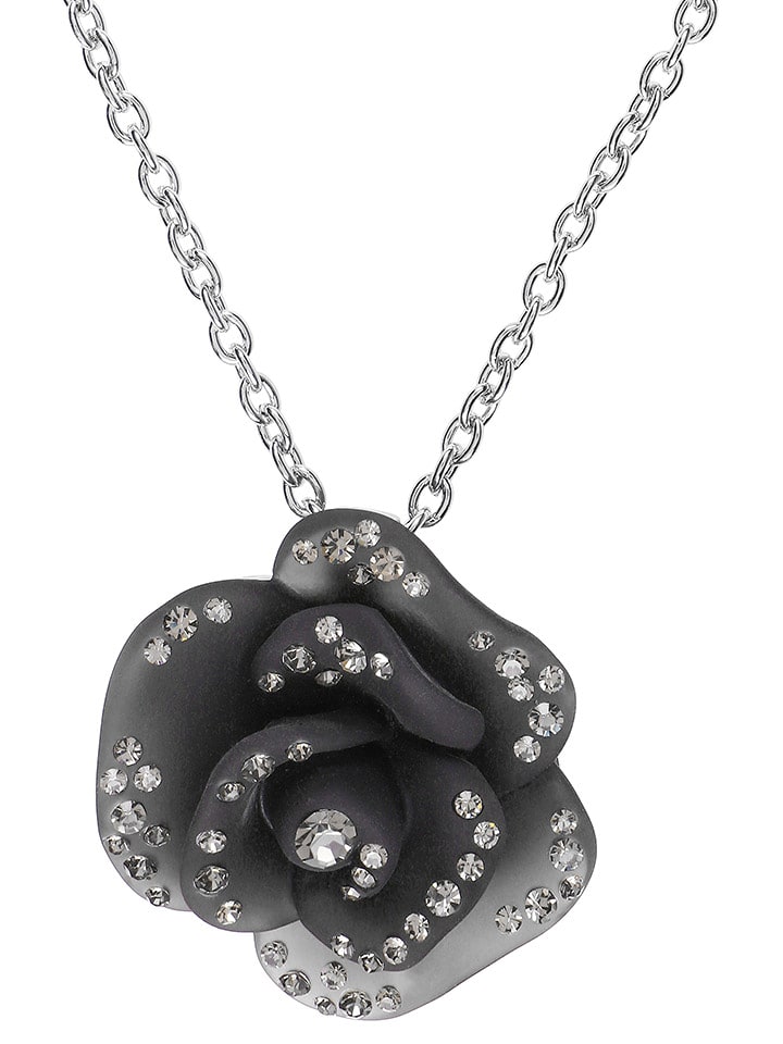 MENTHE À L'O Naszyjnik z kryształami - dł. 45 cm rozmiar: onesize