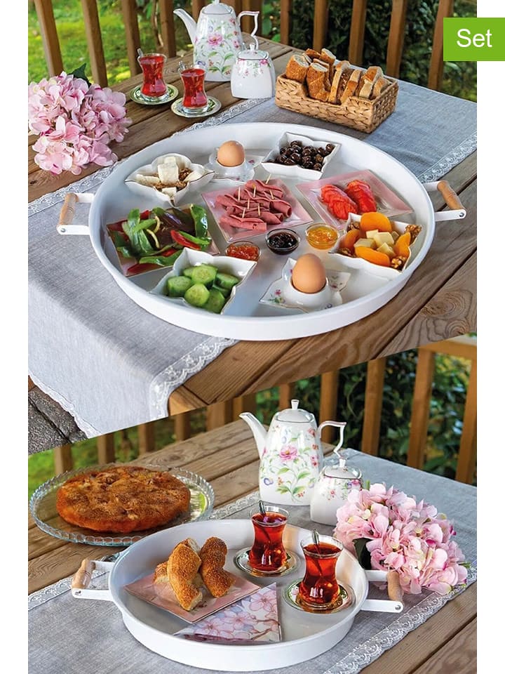 Hermia Tace (2 szt.) w kolorze białym do serwowania rozmiar: onesize