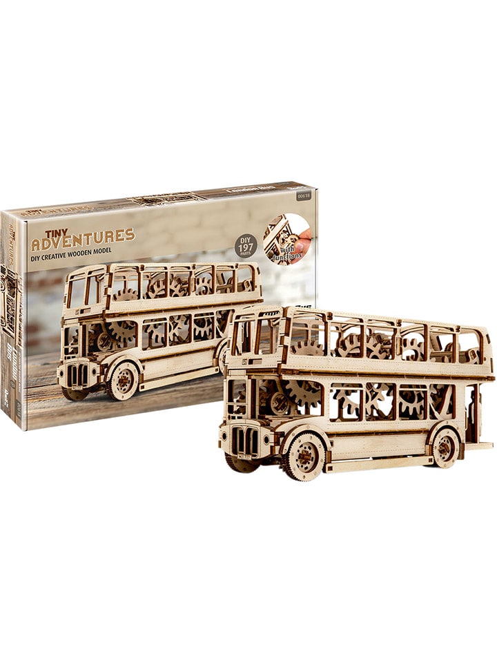 Revell Drewniany model funkcyjny "Revell - Tiny Adventures - London Bus" - 10+ rozmiar: onesize