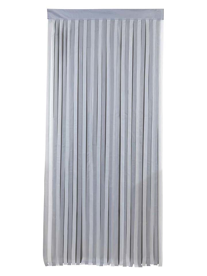 Wenko Kurtyna drzwiowa w kolorze szaro-srebrnym - dł. 200 x 90 cm rozmiar: onesize