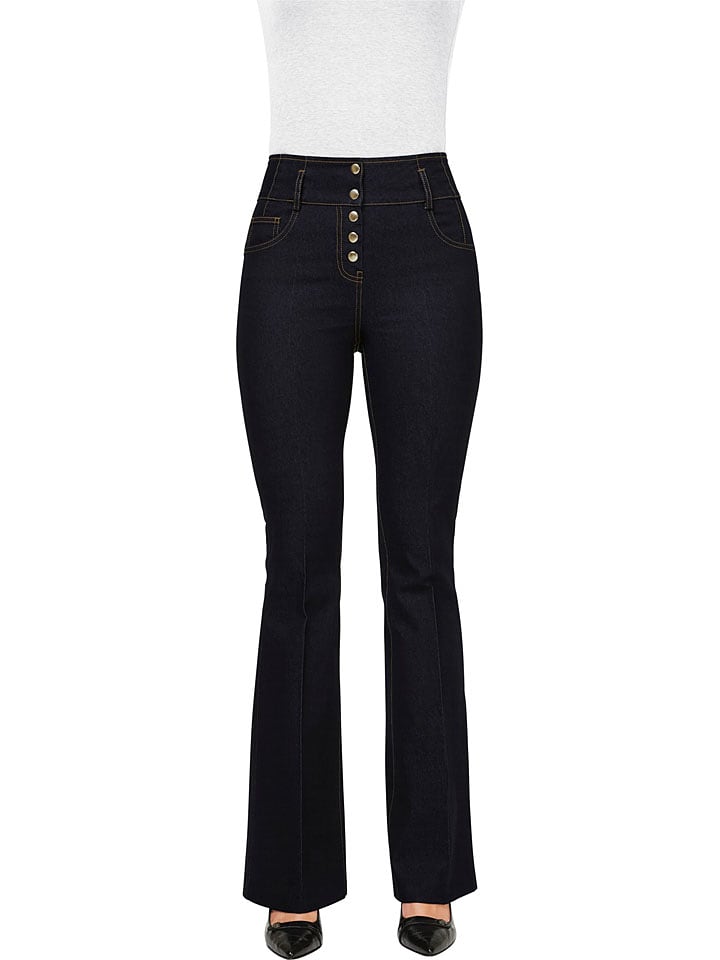 Heine Dżinsy w kolorze granatowym rozmiar: 48