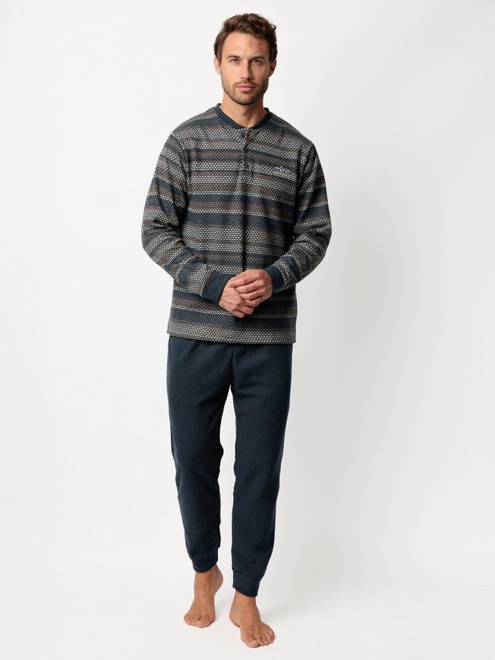 admas Piżama "Magnific" w kolorze granatowym rozmiar: S