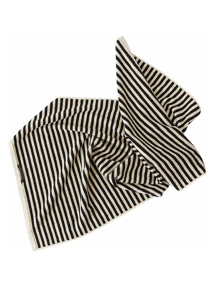 OYOY living design Ręcznik w kolorze beżowo-czarnym do rąk - 150 x 100 cm rozmiar: onesize