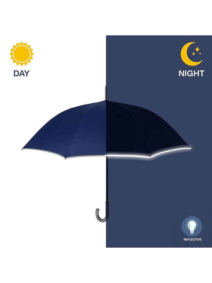 PERLETTI Parasol w kolorze granatowym - Ø 120 cm rozmiar: onesize
